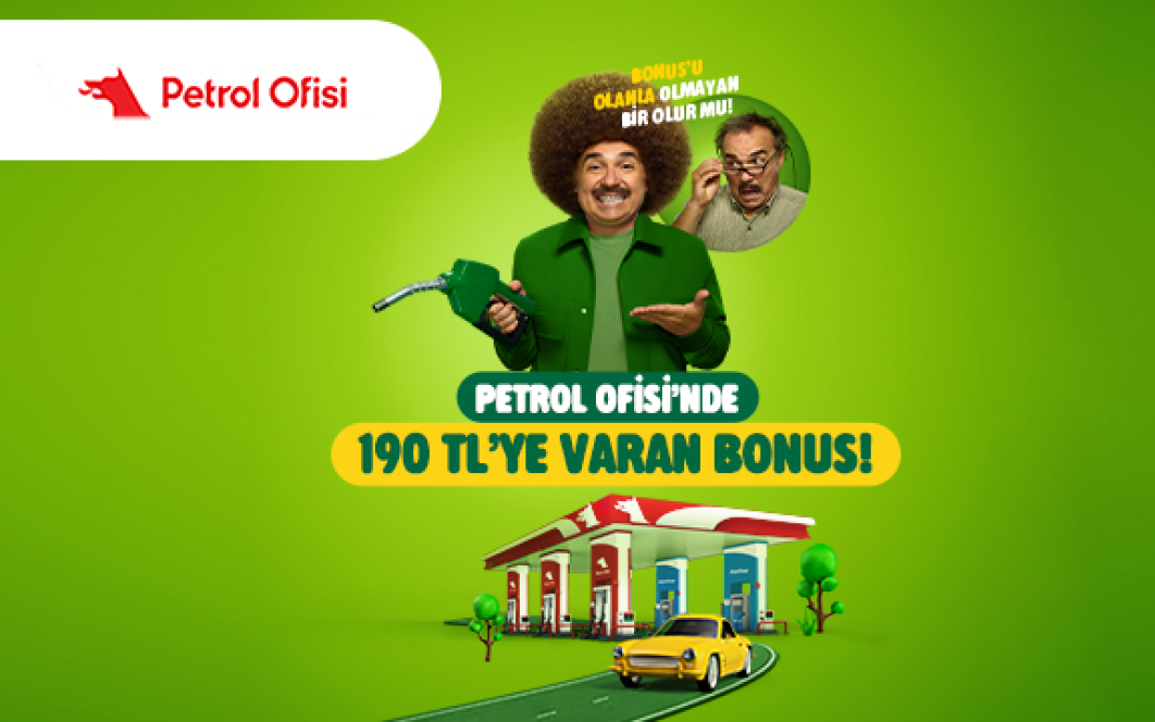Petrol Ofisi’nde mobil veya QR ile ödemeye ekstra 10 TL bonus!