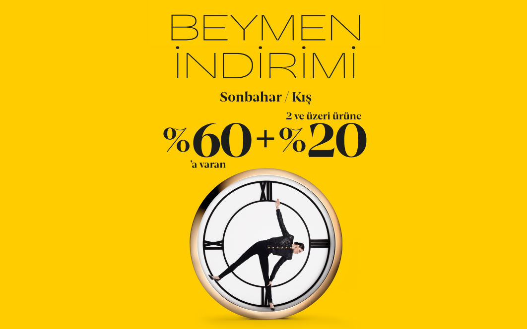 Beymen’lerde 2 ve üzeri ürün alışverişine ek %20 indirim!