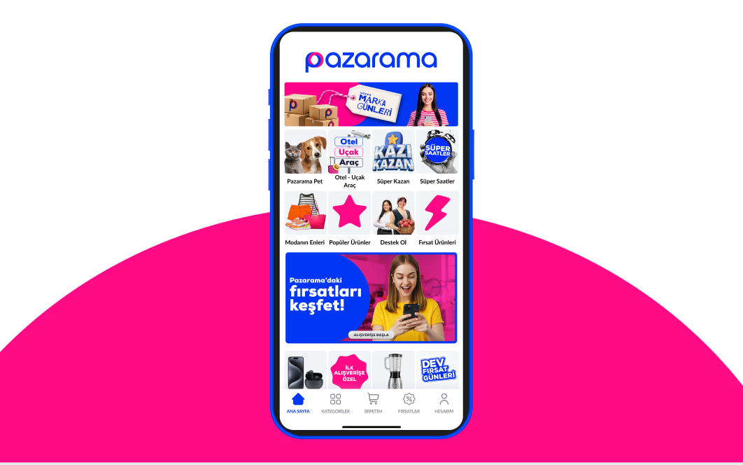 Pazarama’da 3.500 TL ve üzeri alışverişe 350 TL bonus!