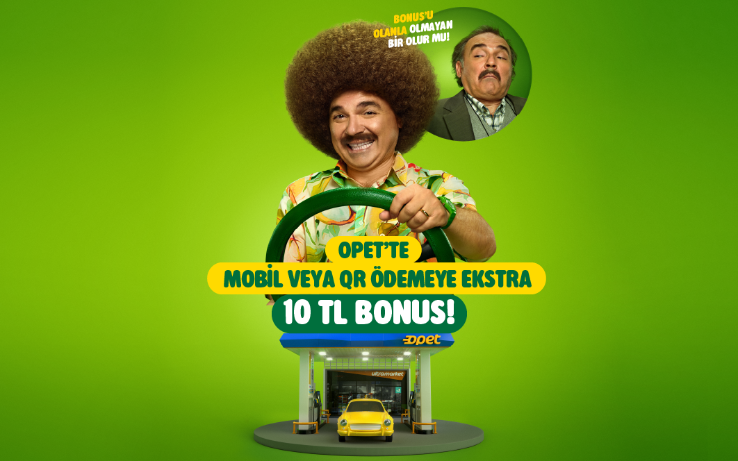 OPET’te mobil veya QR ile ödemeye ekstra 10 TL, toplamda 250TL’ye varan bonus!