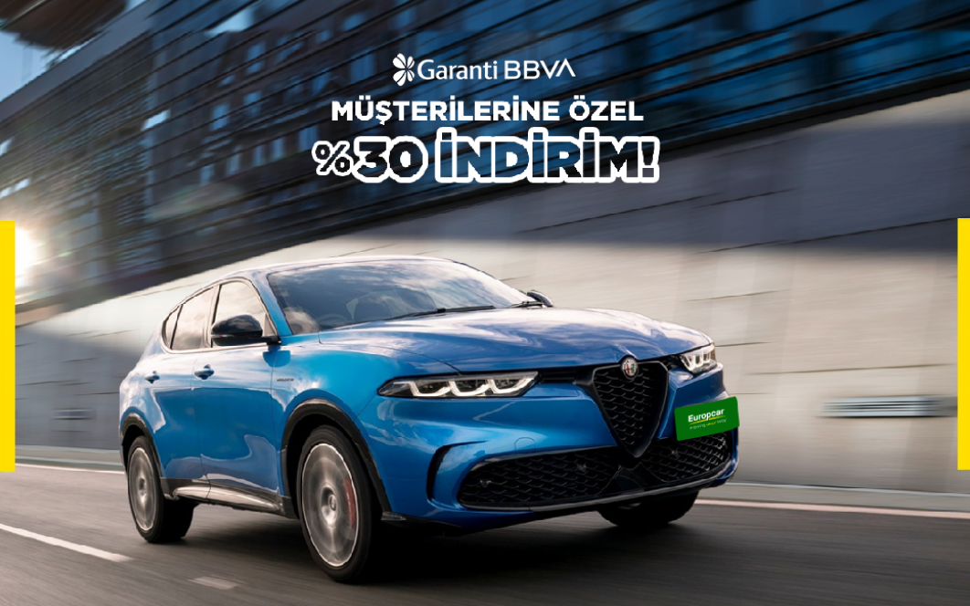 www.europcar.com.tr ‘de %30 indirim!