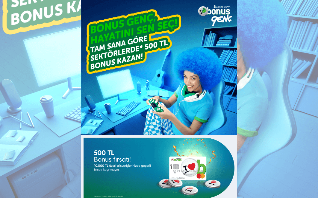 Bonus Genç’le Turkcell Pasaj’da 500 TL bonus!